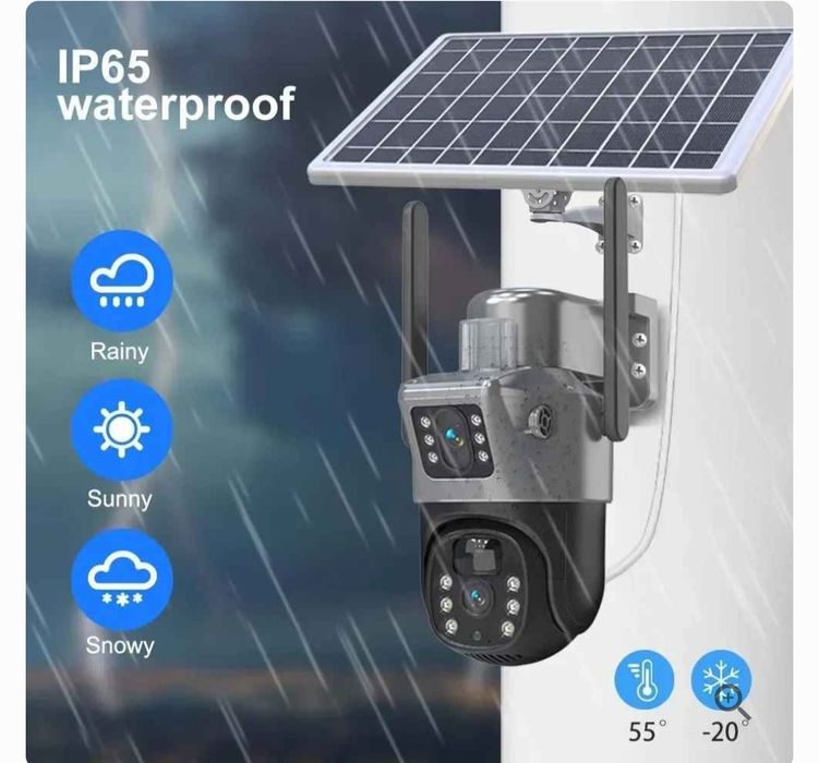 Cameră supraveghere solară