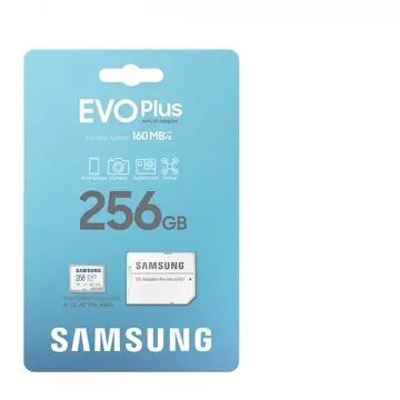 Card memorie Samsung EVO Plus 256GB microSD UHS-I U3 V1 A2 + Adaptor SD