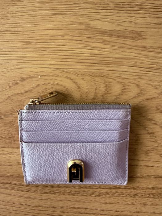 Кардхолдър / портмоне за документи и карти Furla естествена кожа
