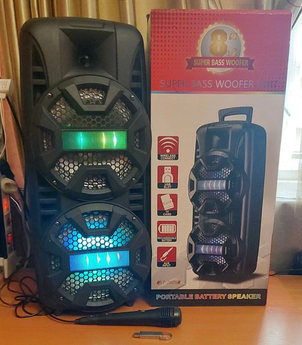 Блютуз Колонка с караоке