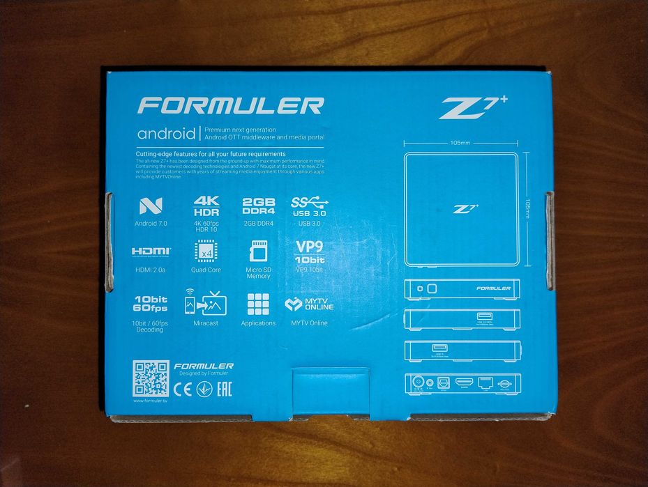 Mediaplayer IPTV Formuler Z7+