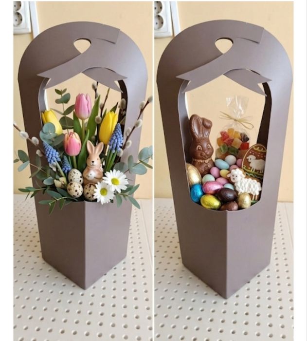 Cutie pt aranjamente cu folie in interior 20 buc