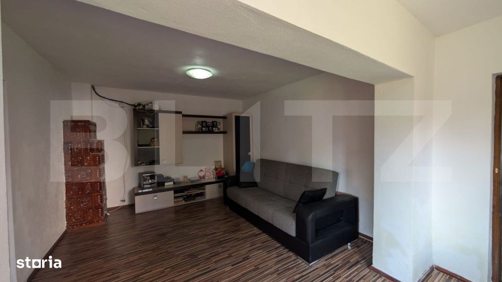 Casa individuala, 75 mp, teren 2180 mp, 2 fronturi stradale, zona Puci