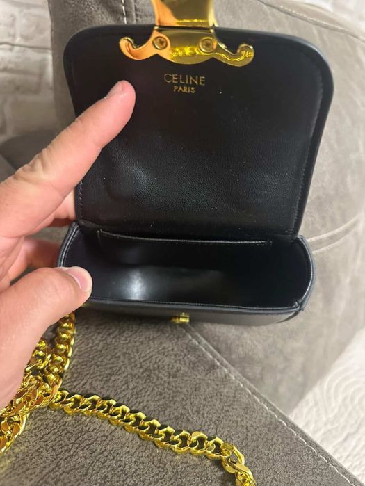 Малка черна чанта Celine