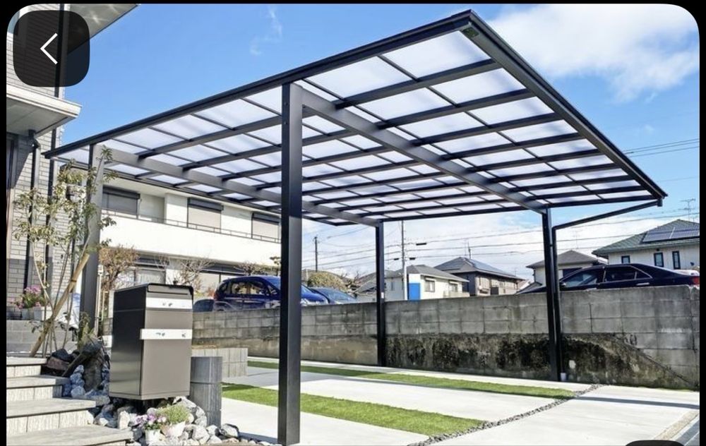 Изготовленин навесов , козырьков,