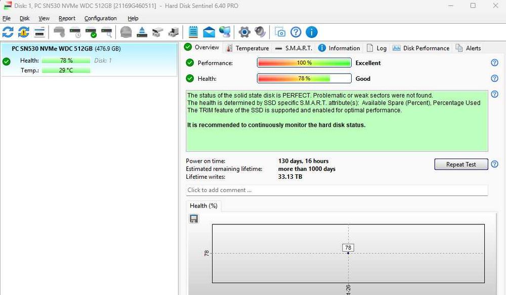 SSD WD SN530 512GB NVMe M.2 2230 PCIe 3.0   #12