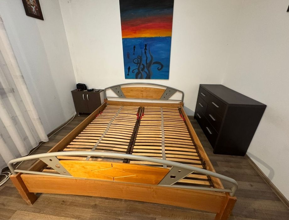 Pat matrimonial, somiere ,saltele