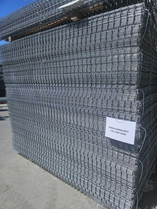 PLasa/ panou bordurat /TEAVA/ STALP 3.5-4.9MM/Zincat /Verde/Gri