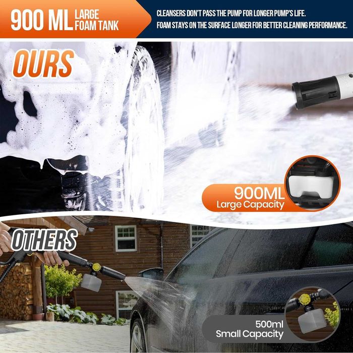 Водоструйка за измиване под високо налягане, 2000 W 160 бара