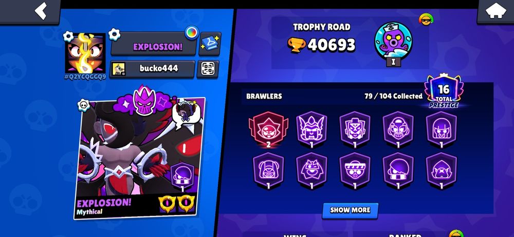 Продам аккаунт от бравла / brawl stars