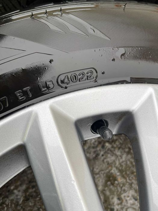 Jante aliaj R17 5x112 Audi Vw Skoda Seat anvelope de iarna 215 60 R17