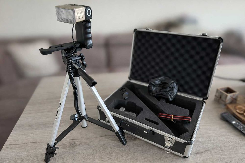 НОВ статив Canomatic + алуминиев куфар (пълен комплект)