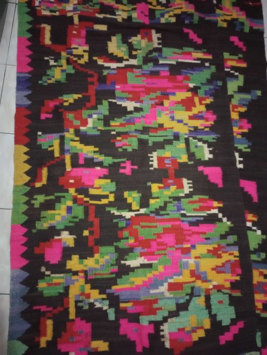 Cerga veche din zona Olteniei peste 100 ani lana lucrata manual, 2BUC