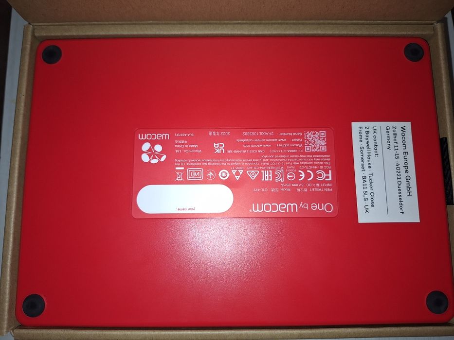 Графический планшет Wacom One CTL-472