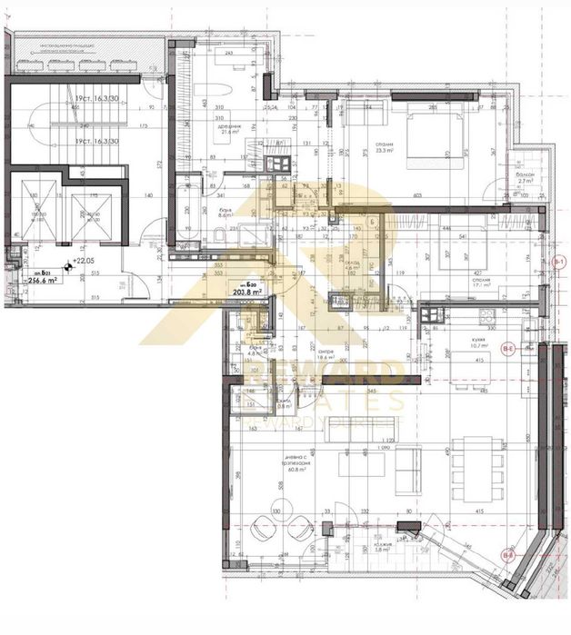 Продава се Четиристаен апартамент в София, Изгрев - 244 кв.м за 3587 €/кв.м - Снимка #15