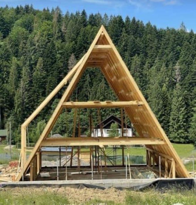 Case si cabane A frame