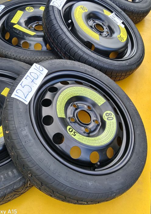 Roată rezervă 5x112 Audi Volkswagen Skoda Seat R16 R17 R18 R19 R20