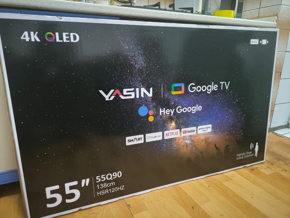 Yasin 140 см 4K smart tv телевизор