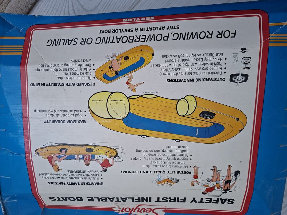 Barca gonflabila pentru 2 persoane SAVYLOR K54