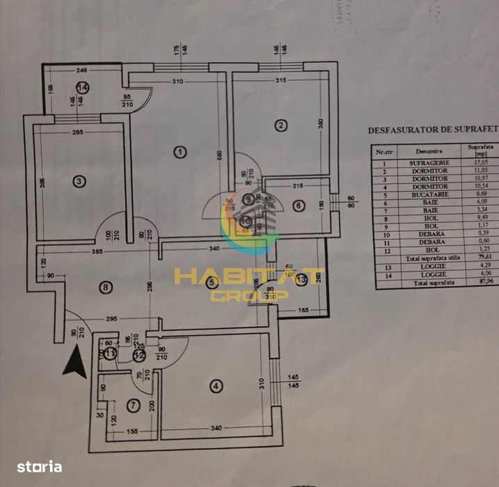 Apartament 4 camere langa metrou Piata Sudului