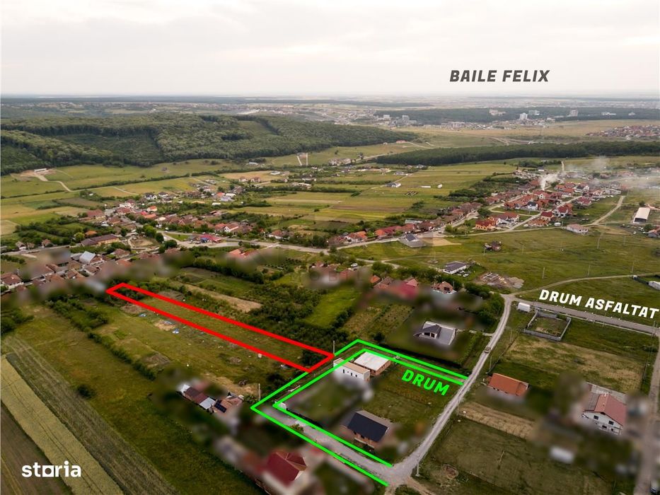 RECO Teren intravilan de vanzare Betfia, Bihor - 3000 mp, front strada