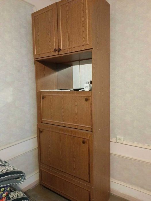 Кодри тумба для постельного белья + бар + антресоль (Прибалтика)