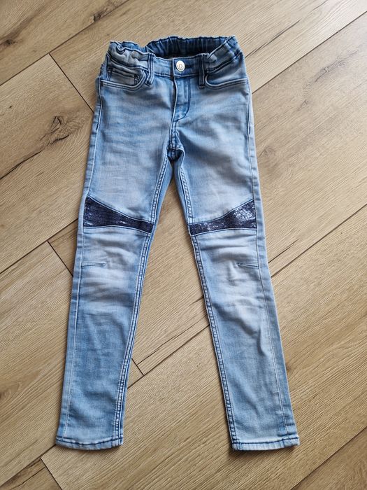 Blugi fete, 6 ani, Benetton S (120cm) si H&M 122cm