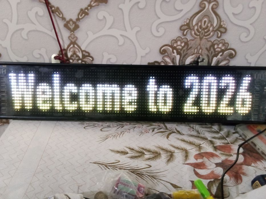 Мини бегущая строка