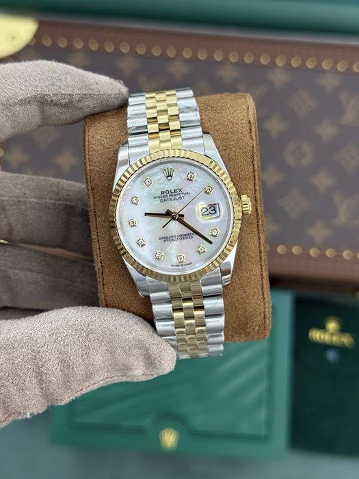 Rolex Date-Just 36mm Pearl Dial