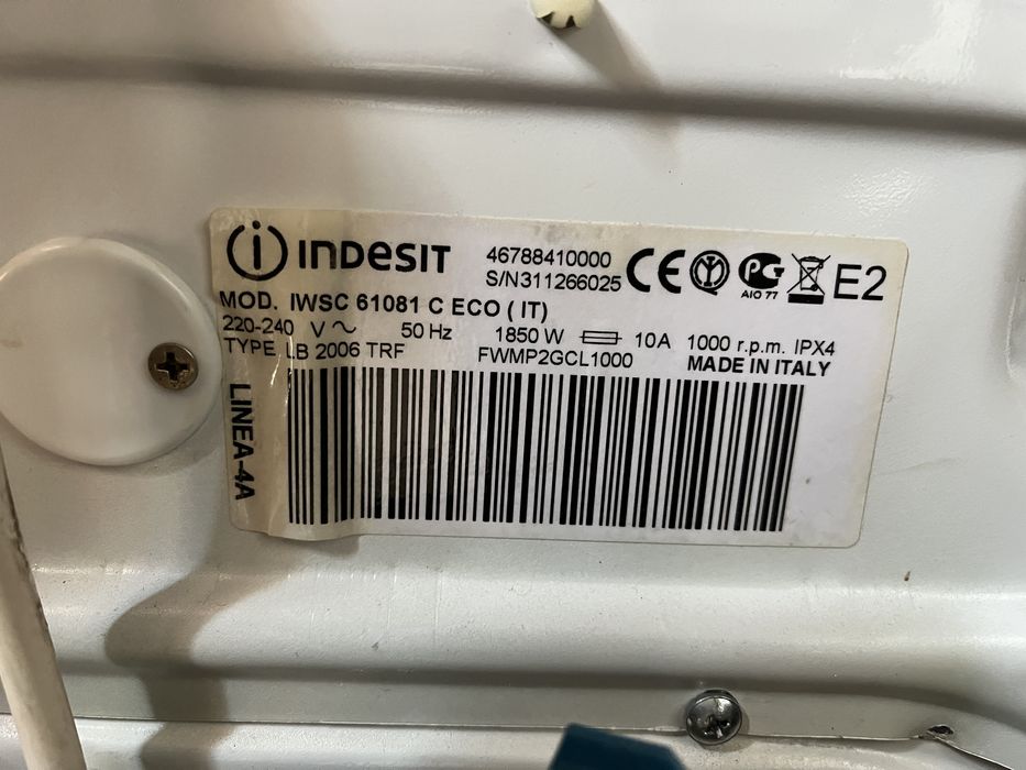 Пералня Indesit