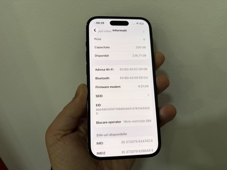 Iphone 14 Pro, 256 gb, Black