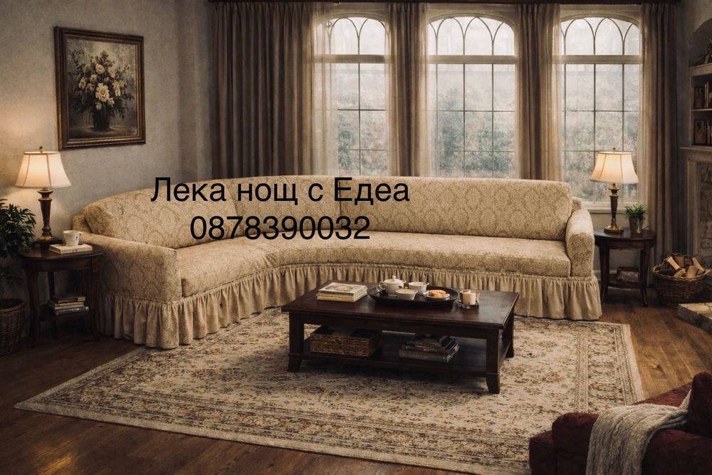 Еластични калъфи за холови дивани от Жакард