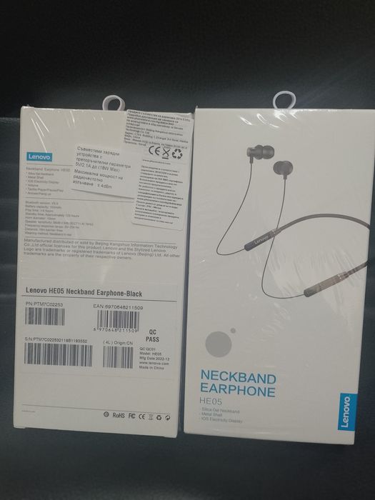 Bluetooth Слушалки Lenovo HE05 SPORT