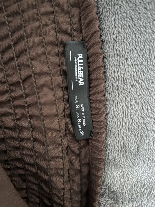 Кафяв корсет топ – размер S Pull&Bear