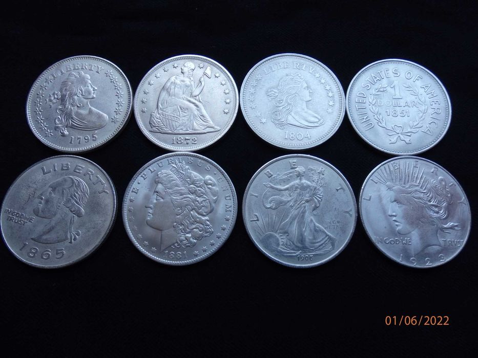 Колекция 8бр по 1 долар -30%