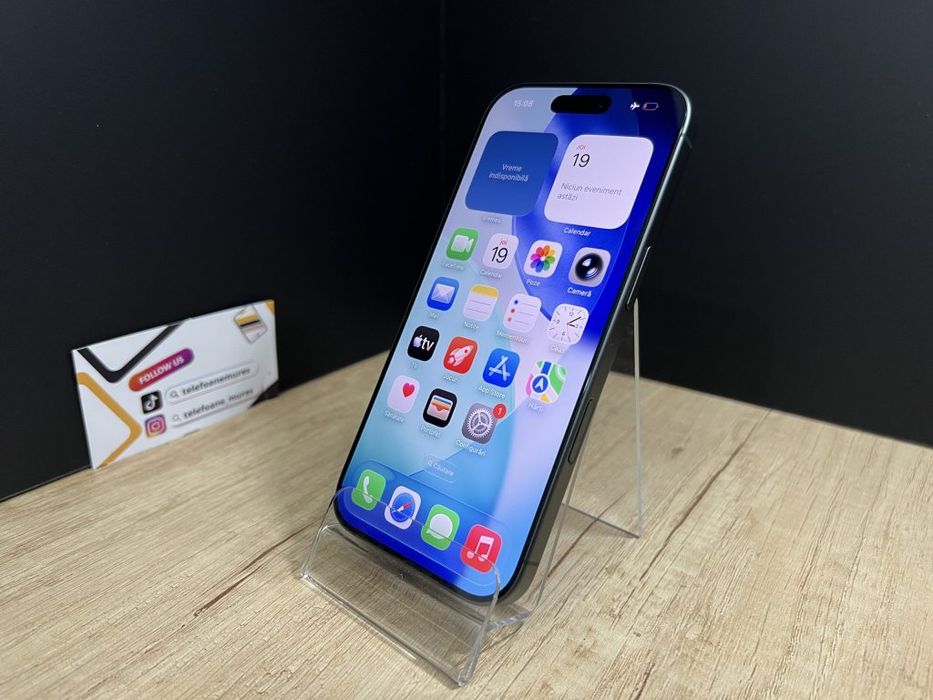 Iphone 17 256Gb Black Second-Hand Ca nou 3 ani garanție, Telefoane Mur