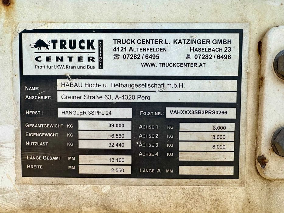 Remorca Trailer Hangler grinzi/prefabricate