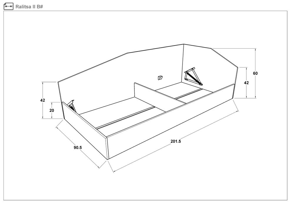 Единично легло + матрак
