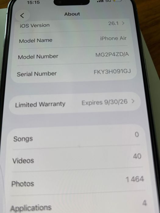 Apple iPhone 17 Air Sky Blue 256GB Гаранция!