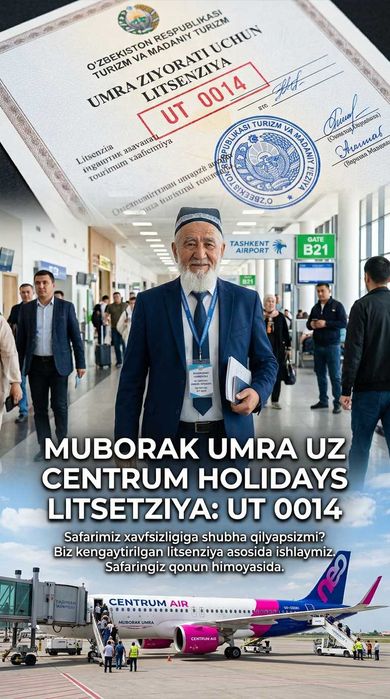 Centrum Holidays Umra Safari Samarqand Lits. Muborak Umra Tur Paket