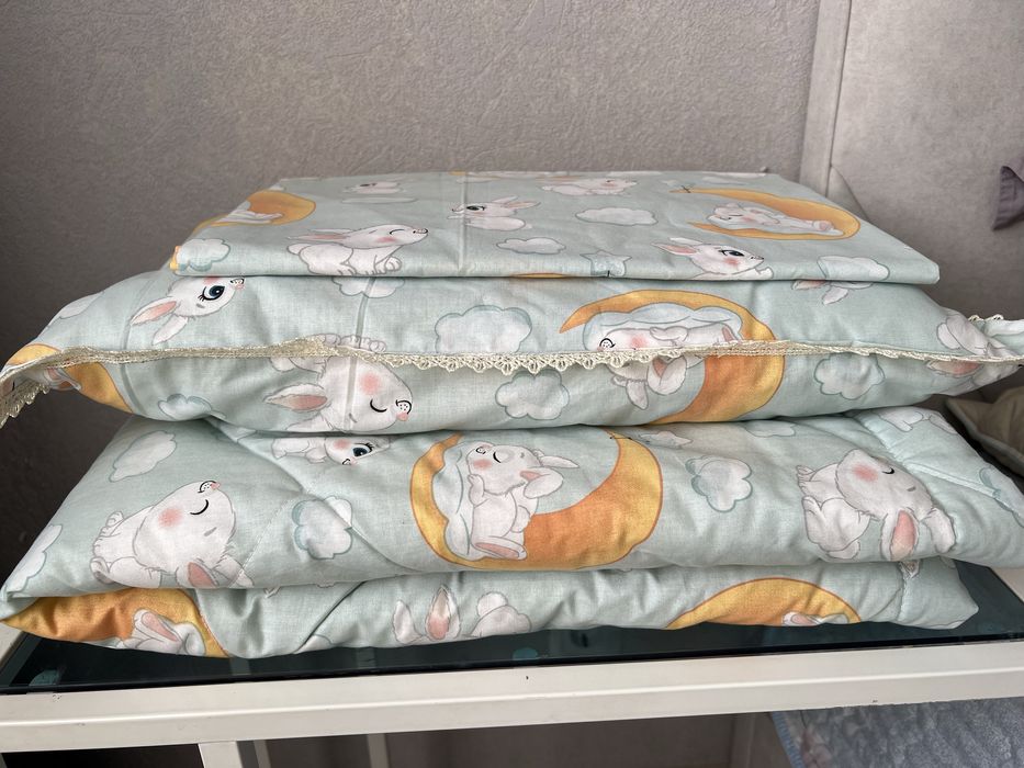 Детский комплект постельного белья с одеялом