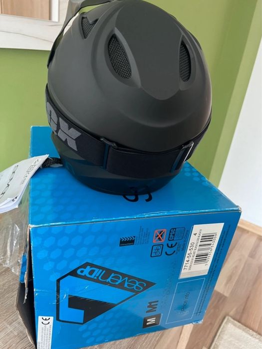 Casca fullface MTB bicicleta SevenIDP M + ochelari