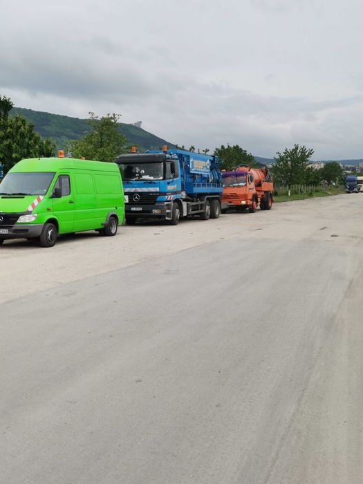 Отпушване Канали  изпомпване на мази и септични ями шумен