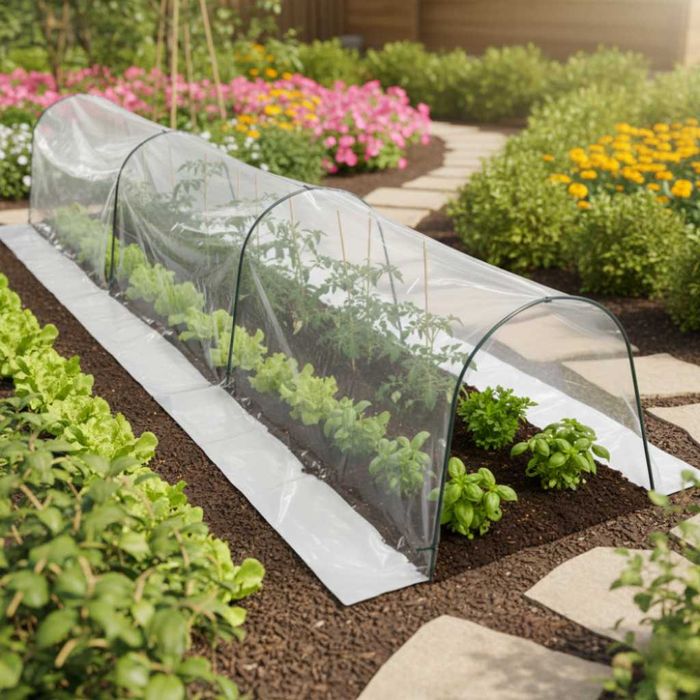 Мини оранжерия - компактна със здрава конструкция - 1,5 х 4 м