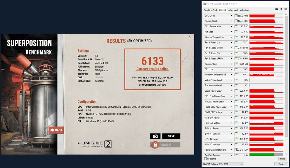 GeForce RTX™ 3080 Phoenix от Gainward
Gainward GeForce RTX™ 3080 Pho