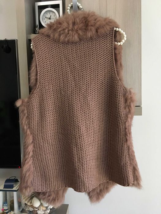 ARMA елек с естествен косъм заек IT44