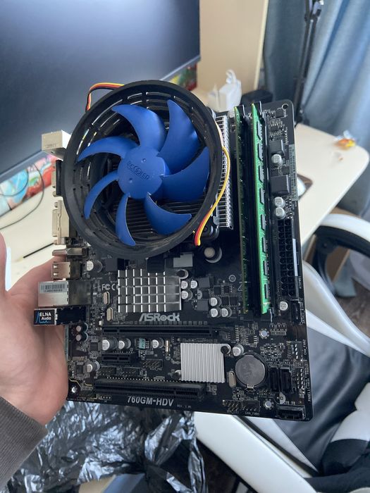 Fx 6300 материнская плата память кулер + еще одна плата в подарок