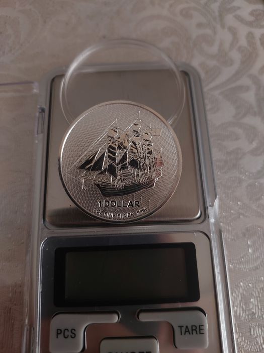 Серебряная инвестиционная монета Cook Islands 1 Dollar 2023
