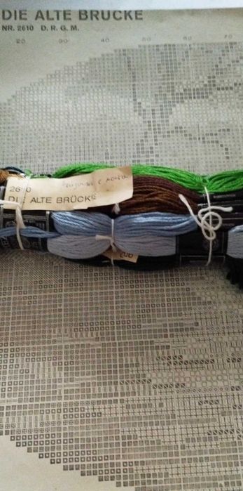 "Старото мостче" - оригинален гоблен за ушиване