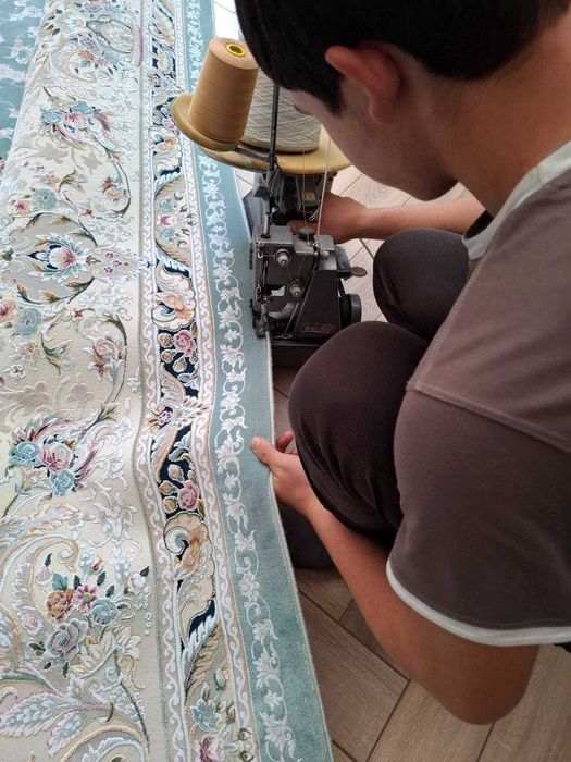 Gilam kesib tikish, overlog kovrov